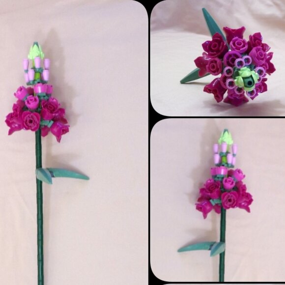 LEGO Botanical Flowers - 1 pcs Snapdragon - Straight - Individual Sale - 10280 - Picture 3 of 7